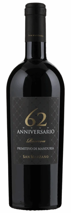 Anniversario 62 Primitivo Di Manduria Riserva